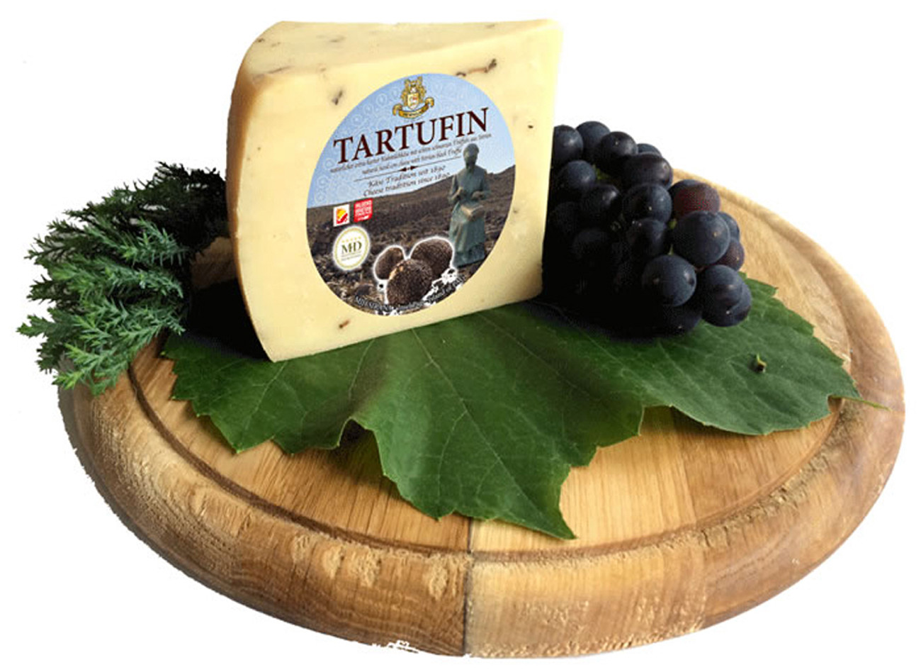 Tartufin Trüffelkäse 300g – Schwarzer Trüffel von der Adria