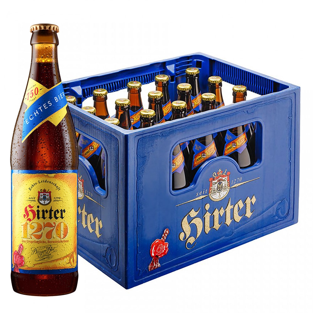 Hirter 1270 in der 20 x 0,5 lt MW Kiste